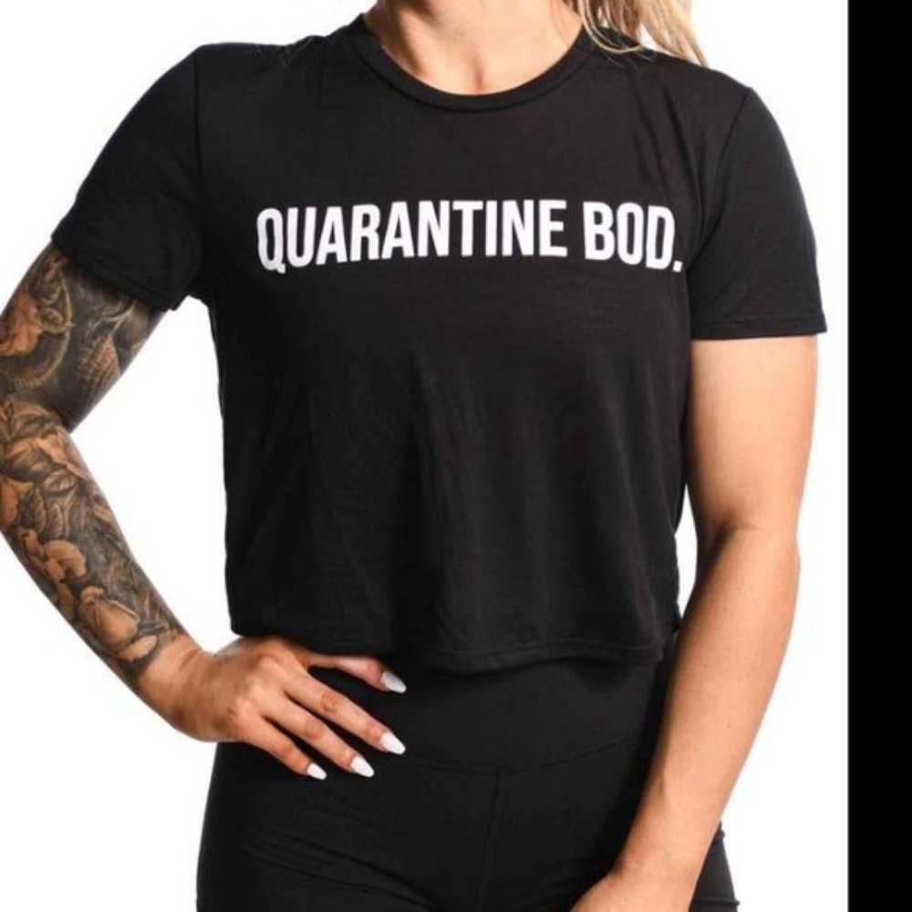 Til You Collapse Quarantine Bod Crop Top